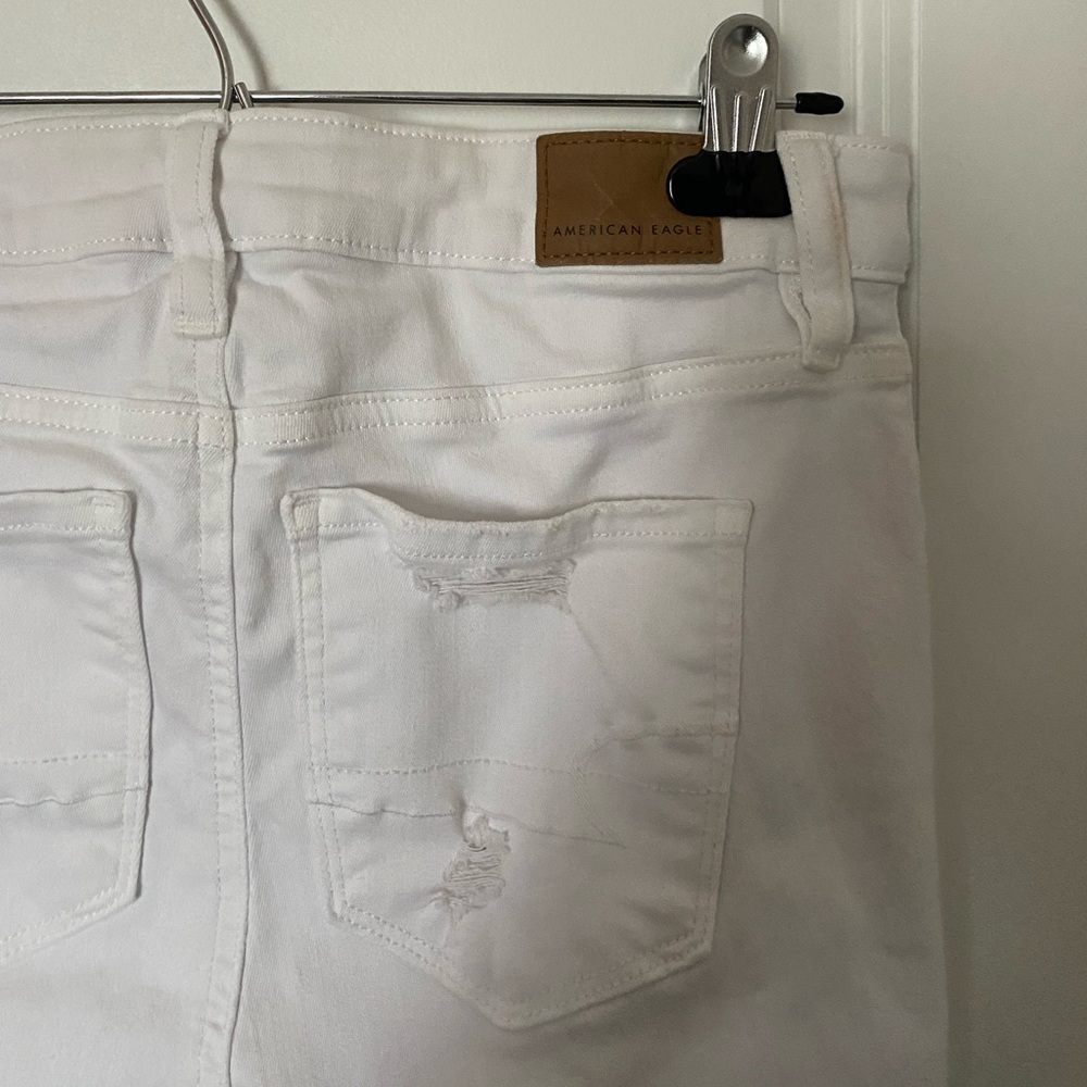 White Ripped Skinny Jeans - Picture 4 of 5